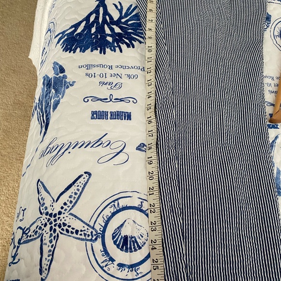 Anne Klein Navy and White Striped pant - Picture 13 of 13